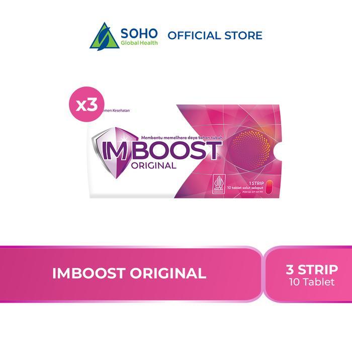 o1wl-- Imboost Tablet - 1 Strip @10 Tablet - Isi 3 Pack