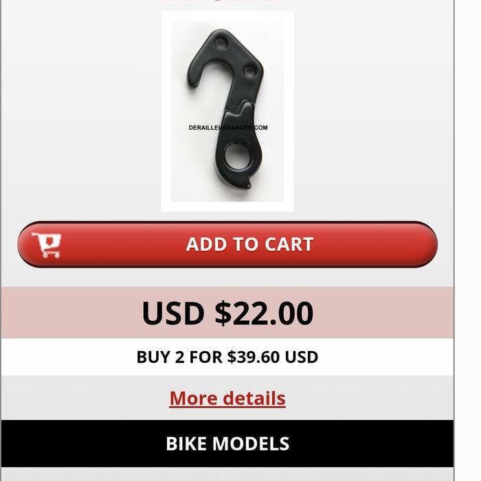 ANTING RD SEPEDA TREK 322175 FX, ELITE, HARDTAIL, MYNX DERAILLEUR, DLL