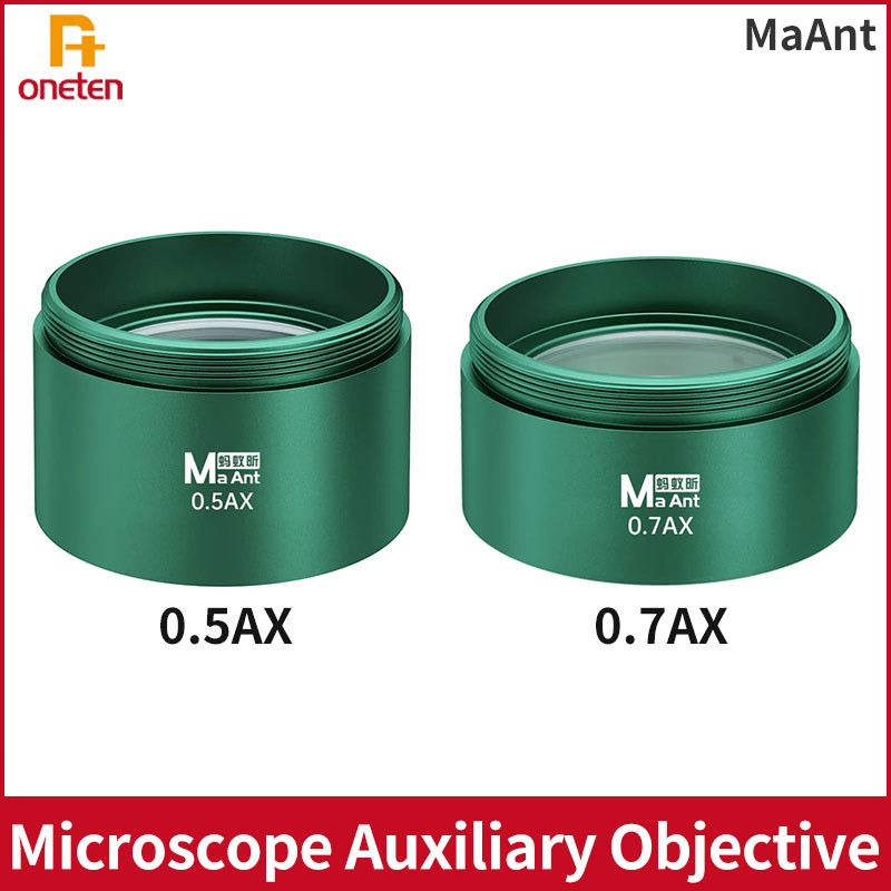 NEW MaAnt 0.5X 0.7X Auxiliary Objects Lens Microscope Camera Lens For Trinocular Stereo Zoom Microsc