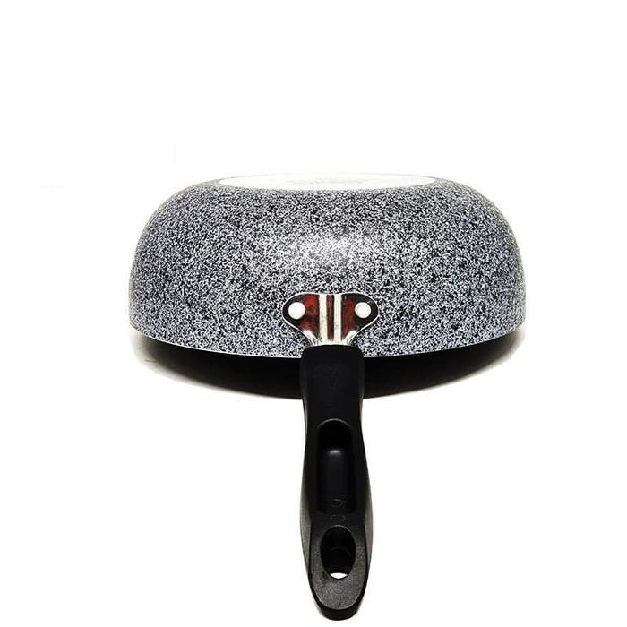 Deep Wok Pan Anti Lengket Marble Ceramic Wok Maxim Neostone