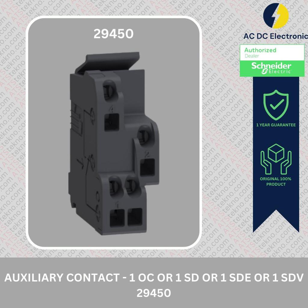 MCCB SCHNEIDER AUXILIARY CONTACT UNTUK MCCB CVS/NSX - 29450