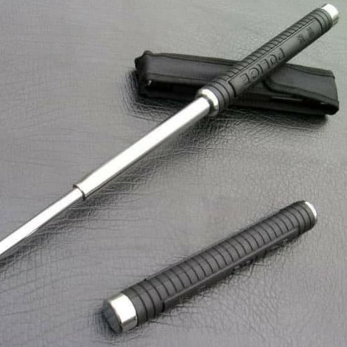 LANGSUNG KIRIM Baton Stik Police Tongkat Polisi Pentungan Besi