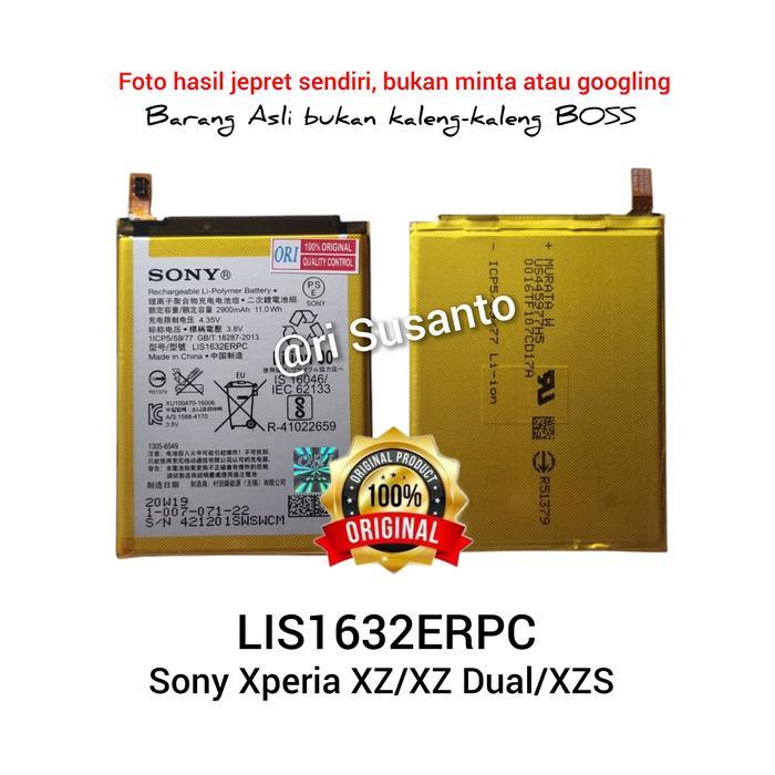 Baterai Sony Xperia Xz F8331/Xz Dual F8332 So-01J Sov34/Xzs So-03J Sov35 Lis1632Erpc Asli (Original