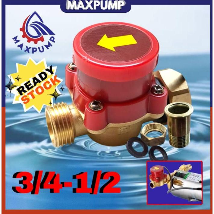 MAXPUMP 3/4-1/2 Otomatis Pompa Air Booster Water Flow Switch Pompa Dorong Flow Switch Pompa Air