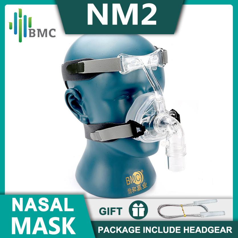 BMC CPAP N2 Nasal Mask And Headgear For CPAP Auto CPAP BiPAP