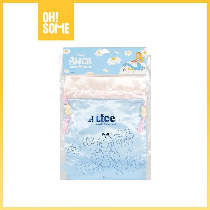PROMO OHSOME x Disney- Disney Solo Corner Alice in wonderland Drawstring Bag Pouch Tas Serut