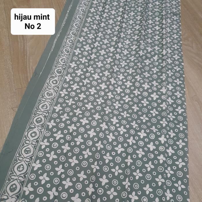 eyys- Kain Batik Garutan Warna Hijau Mint (081119)