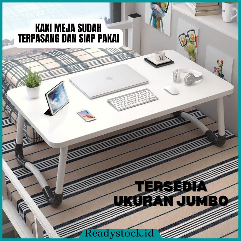 Meja Belajar Lipat Serbaguna Minimalis Ukuran Jumbo 120x50 120x40 100x50 100x40 80x50 80x40