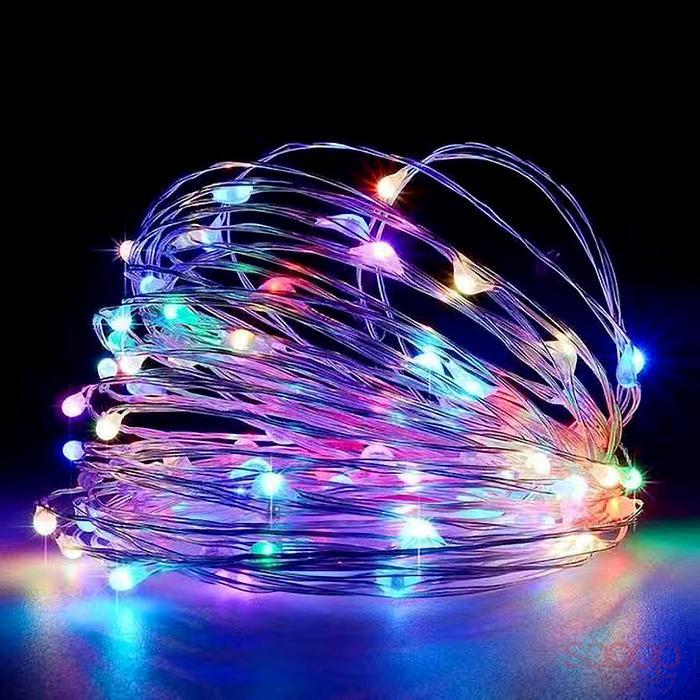 Sale Scoop Lampu Natal Led Kawat Baterai (Rice Led) Warna 57151201