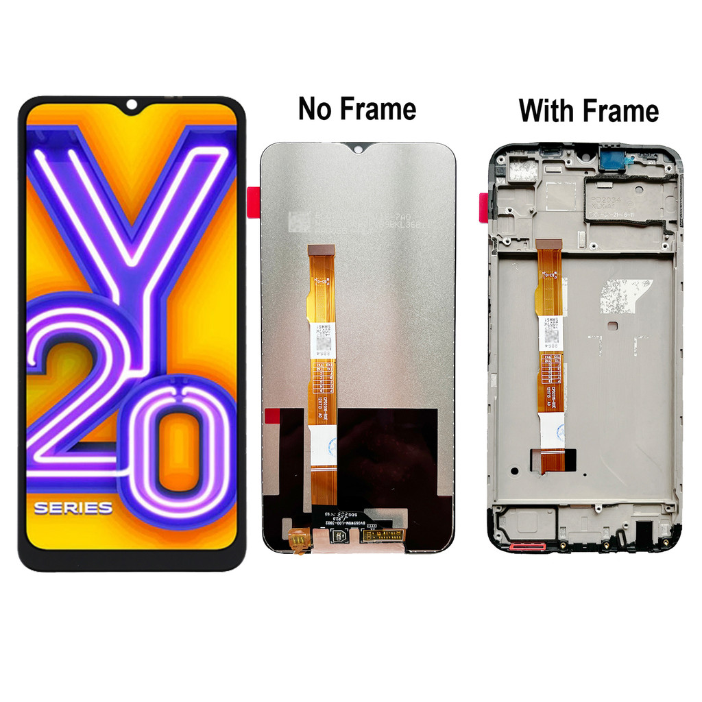 For VIVO Y20 Y20s Y20i LCD Display Touch Screen Digitizer Assembly V2029 V2027 V2043 V2048 V2032 LCD