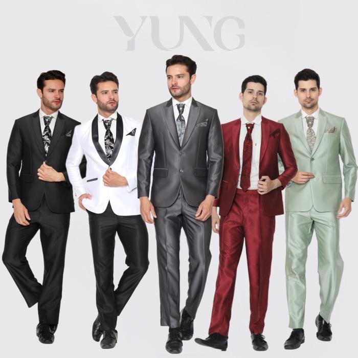 Setelan Jas Wedding Semi WOOL Jas Pria Nikah dan Celana Blazer Jas Pengantin Nikahan Jas Formal