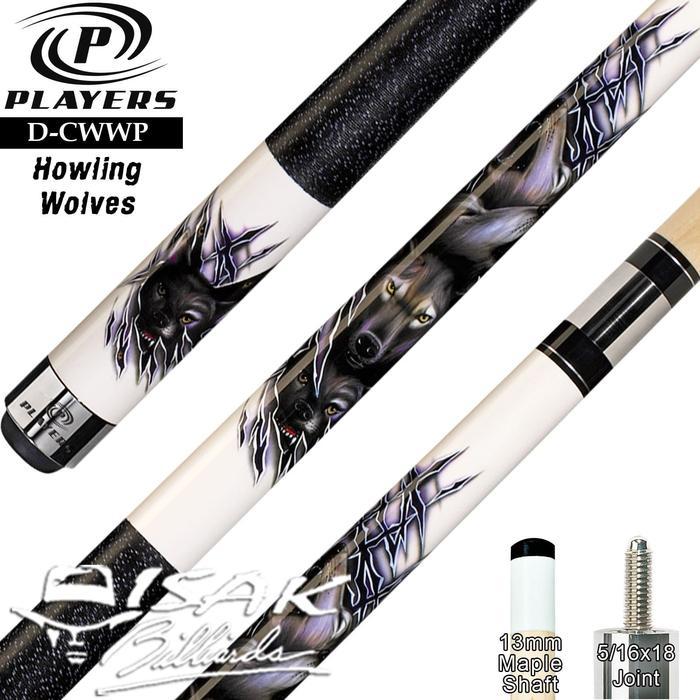 Players D-CWWP Pool Cue - Maple Billiard Stick Stik Biliar Player Main