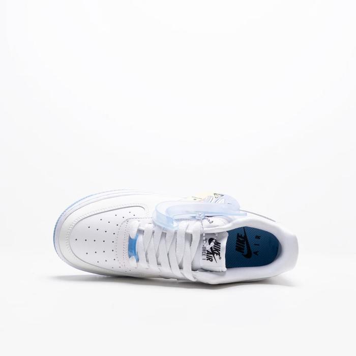 Menarik Nike Air Force 1 Low Uv Reactive White University Blue Terlariss 