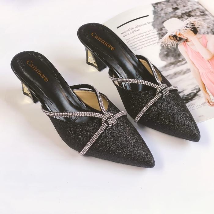 Terbatas Ed 401 Canmore By Collibry- Sandal Pesta Permata Silang Wanita Terlariss 