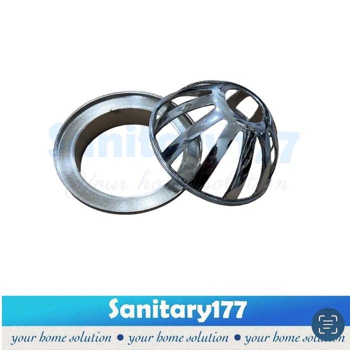 Shiny- Roof Floor Drain 2.5 Inch Kuningan- Saringan Got Talang Air Atap Atas Floor Drain Drainer