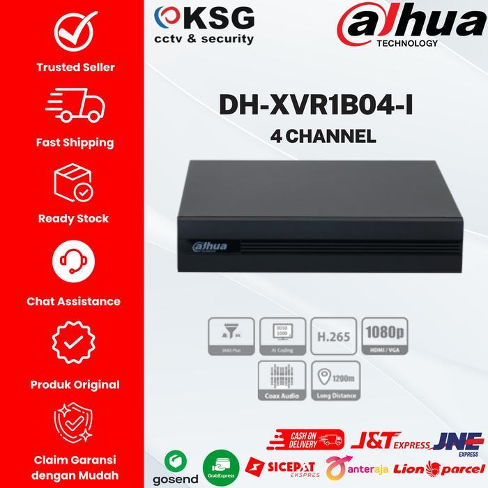 BERGARANSI DVR CCTV 4 CHANNEL DAHUA DH-XVR1B04-I
