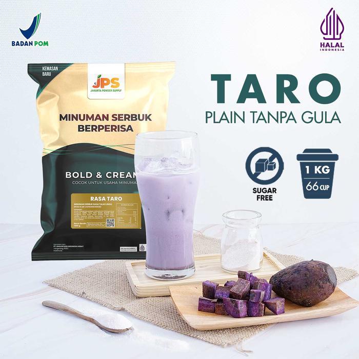 Bubuk Minuman Taro Plain Powder JPS Tanpa Gula