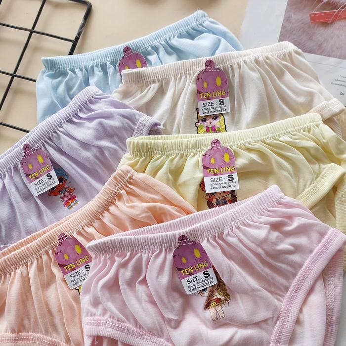 1 Lusin CD Celana Dalam Anak Perempuan Sempak Anak Cewek