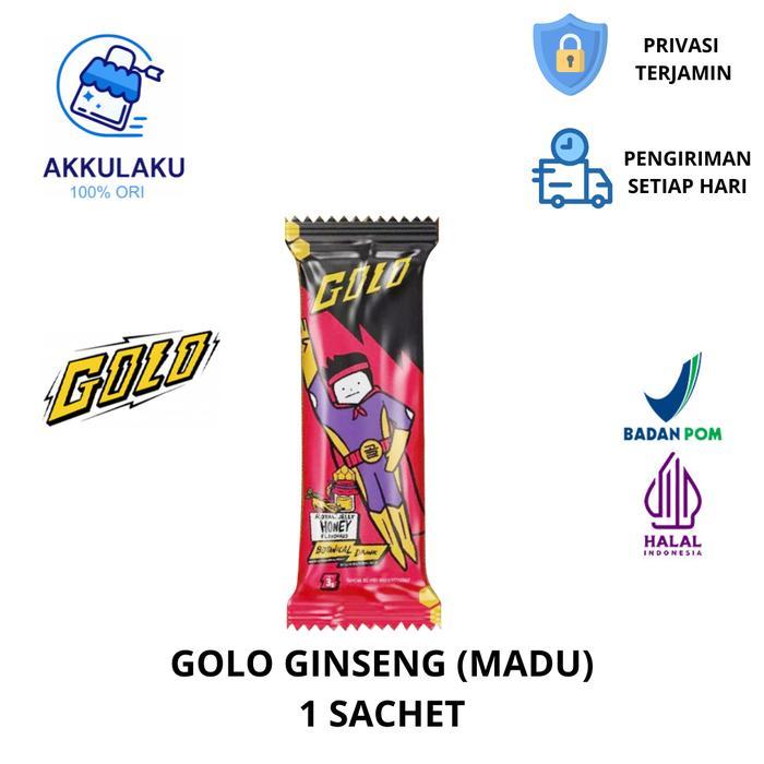 Mister Golo 1 Sachet- Mr Golo Ginseng Golo Banana Golo Madu Original Bpom #Gratisongkir
