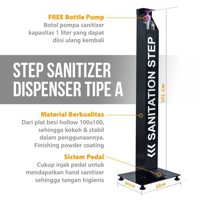 Floor Standing Hand Sanitizer Station Dispenser Touchless Handsfree