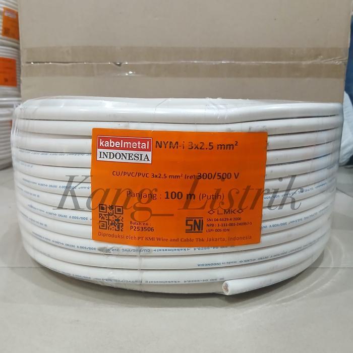 FREE ONGKIR KABEL LISTRIK KAWAT TEMBAGA TUNGGAL NYM KABEL METAL INDONESIA / KABEL NYM KABELMETAL