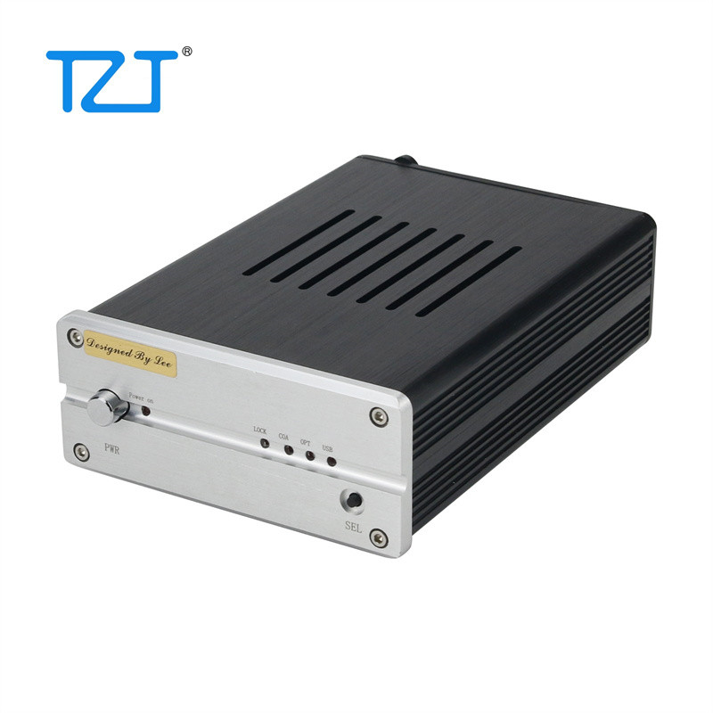 TZT L1852DAC Audio DAC Hifi USB DAC Audiophile Decoder 24Bit 192K AD1852 Chip With Silver or Black