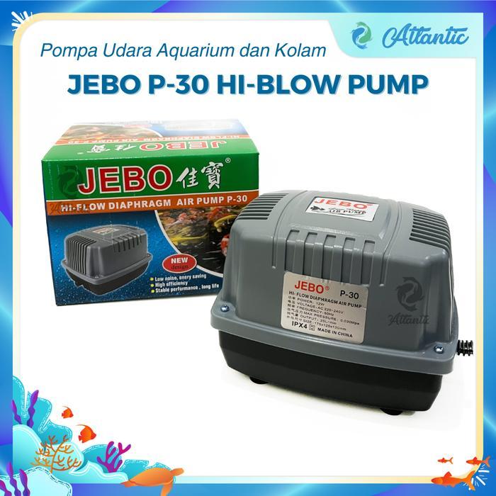Diskon Jebo P30 P-30 Pompa Udara Aerator Air Pump Airator Aquarium Kolam Ikan Original
