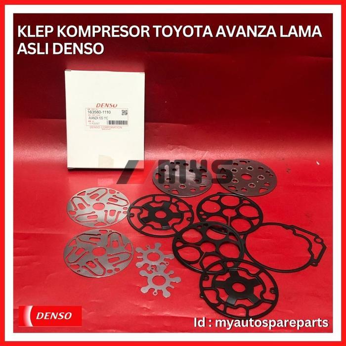 Gasket Valve Plate Compressor Ac Mobil Avanza Klep Kompresor Set Denso