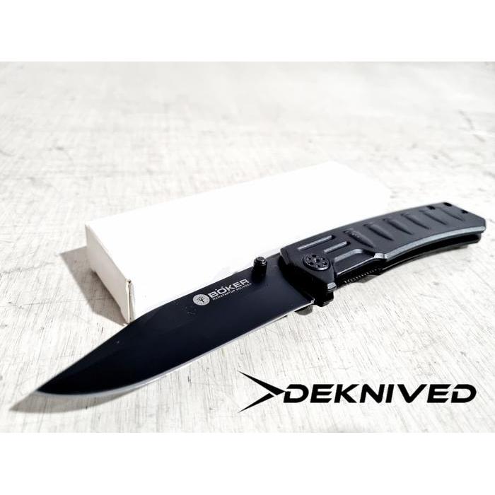 Ada Stok Pisau Lipat Boker Survival Outdoor Solingen Manufactured " Deknived "