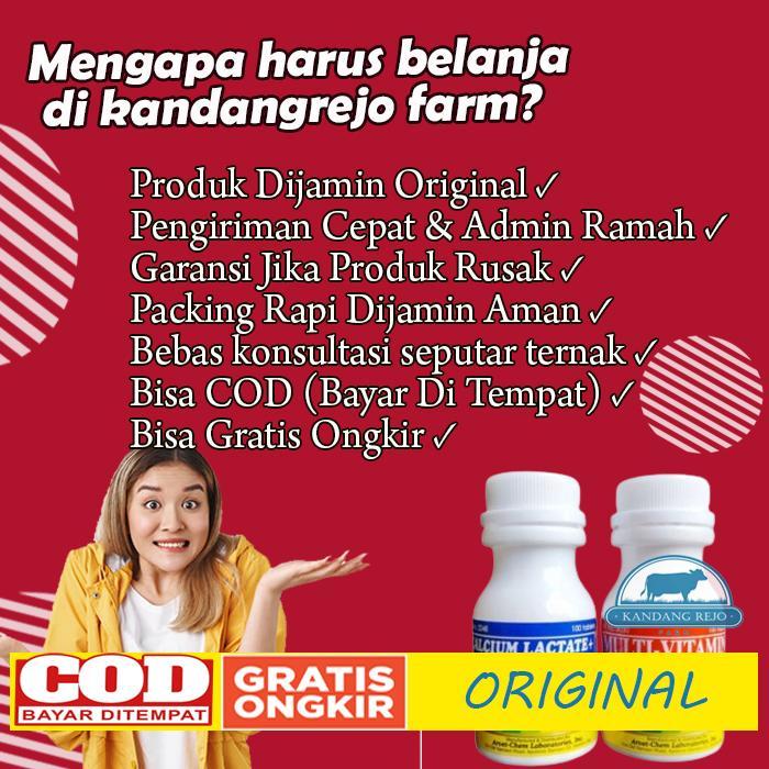 Promo Paket Multivitamin & Calcium Lactate Untuk Ayam Original Original