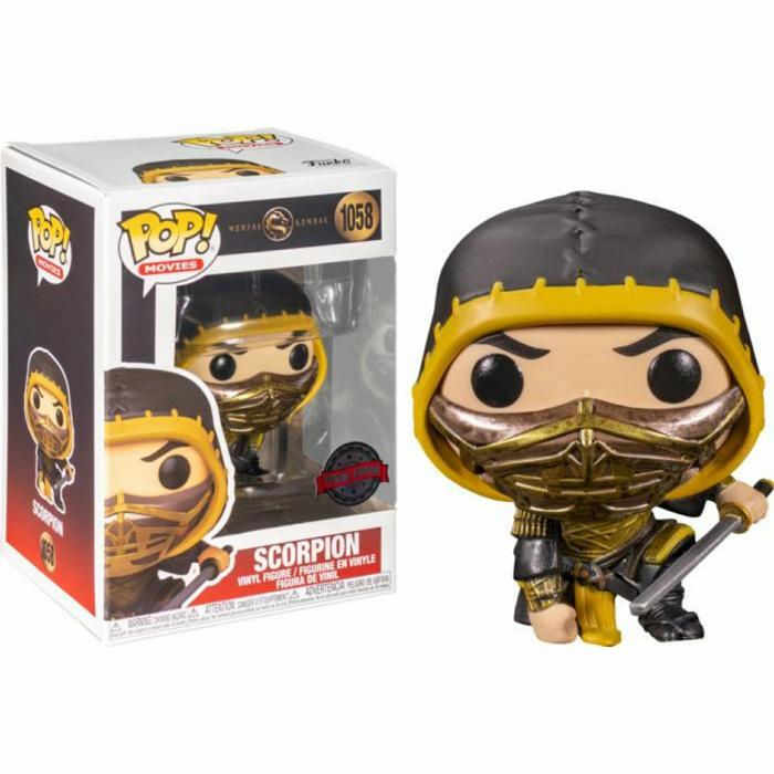 FUNKO POP EXCLUSIVE MOVIES MORTAL KOMBAT - SCORPION