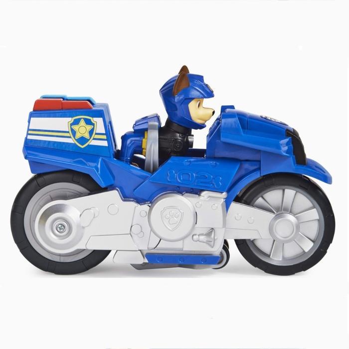 PAW PATROL MOTO PUPS CHASE DELUXE PULL BACK MOTORCYCLE VEHICLE