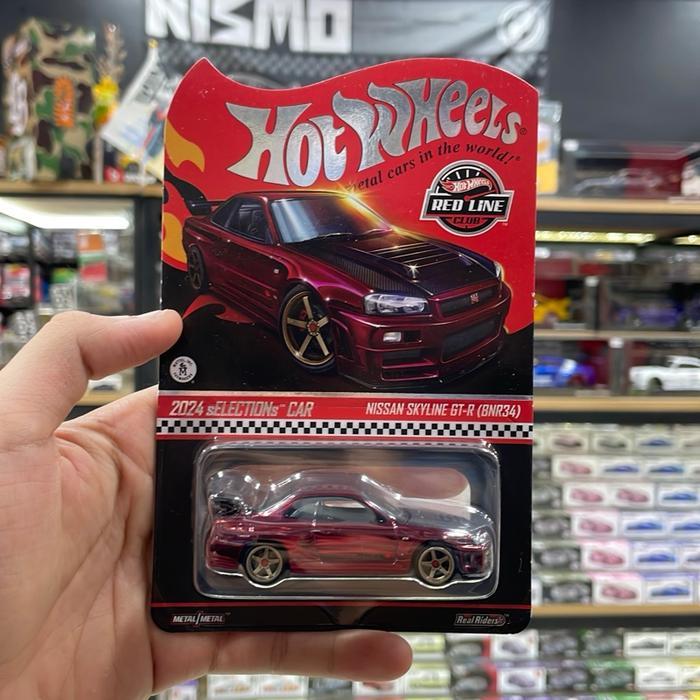 Hotwheels Rlc Nissan Skyline Gt-R R34 Merah