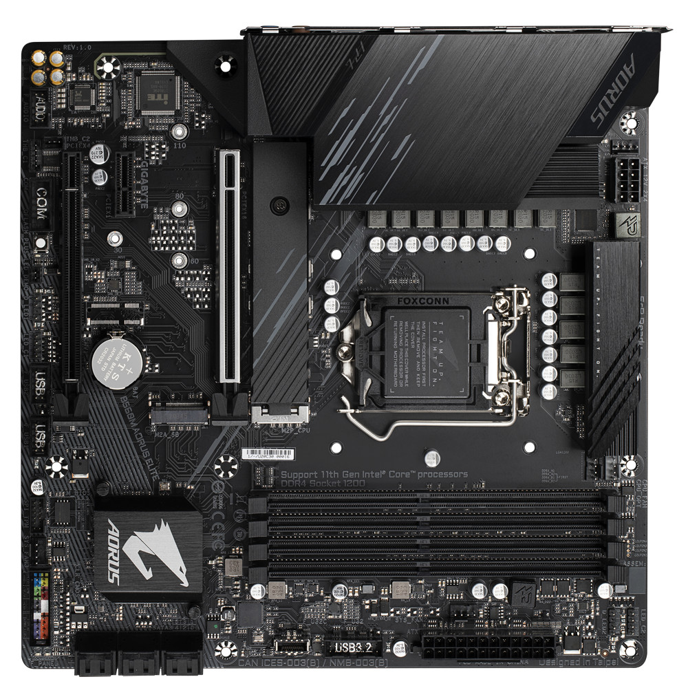 GIGABYTE B560M AORUS Elite LGA 1200 Intel 11th Gen B560 Micro ATX Motherboard
