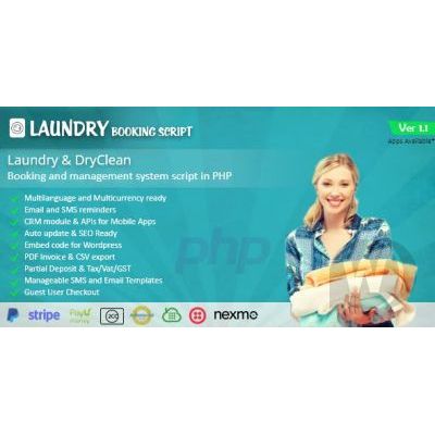 Laundry - Script PHP Website