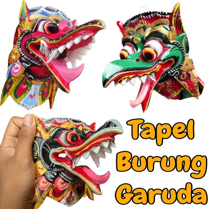 Olaimarket- Topeng Garuda/Garuda Kayu/Patung Garuda/Patung Kepala Burung Garuda