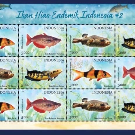 Promo Perangko Pranko Ikan Indonesia Original