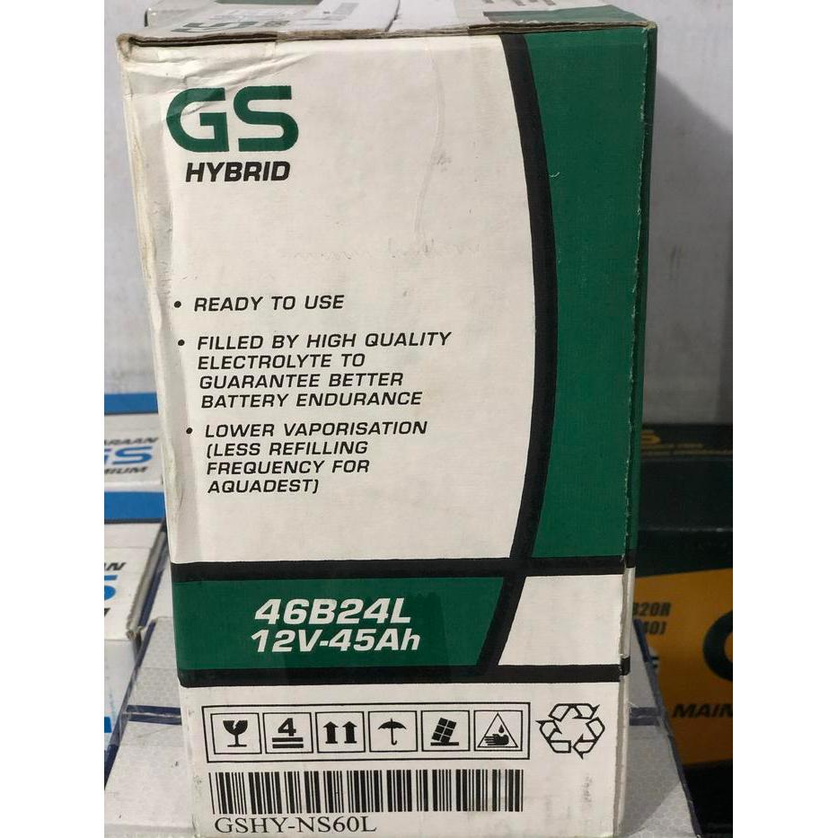 Aki GS Astra NS60L Hybrid 45AH