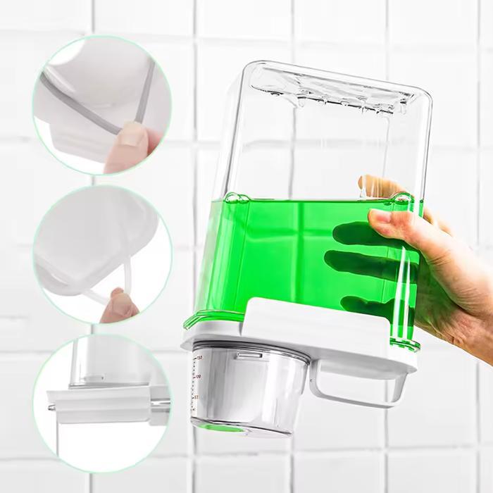 TM Tempat Detergen Bubuk Botol Sabun Cair Botol Detergen Cair Laundry Toples Kedap Udara Wadah