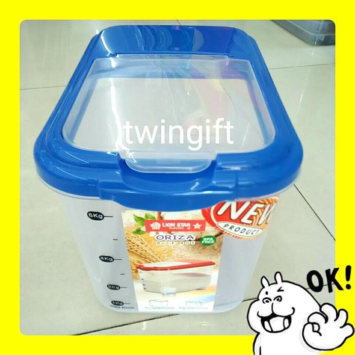 Tempat Penyimpanan Beras/Makanan Serbaguna, Lion Star, 6,5 Kg Sale10%