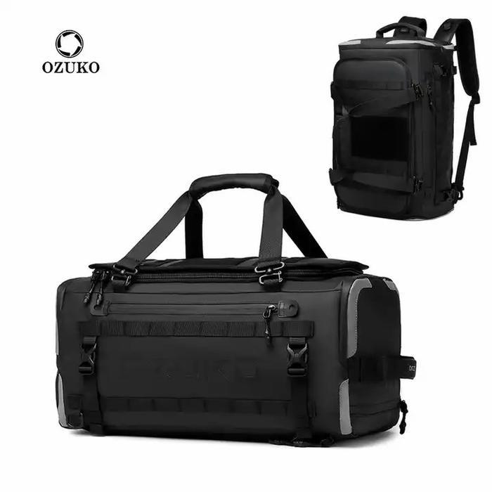 Promo Ozuko Duffle Bag #9641 - Tas Gym Travel Olahraga Travel Bag Mudik Original