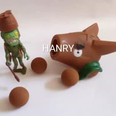 TERLARIS Mainan Anak Tembak Plants vs Zombies coconut cannon 2