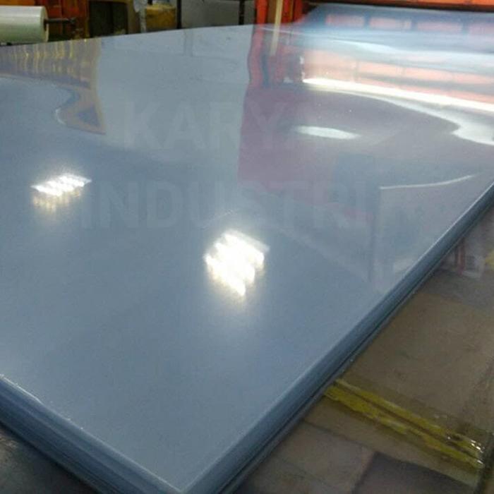 mika PVC bening lembaran/mika PVC clear tebal 5mm 122cm x 244cm