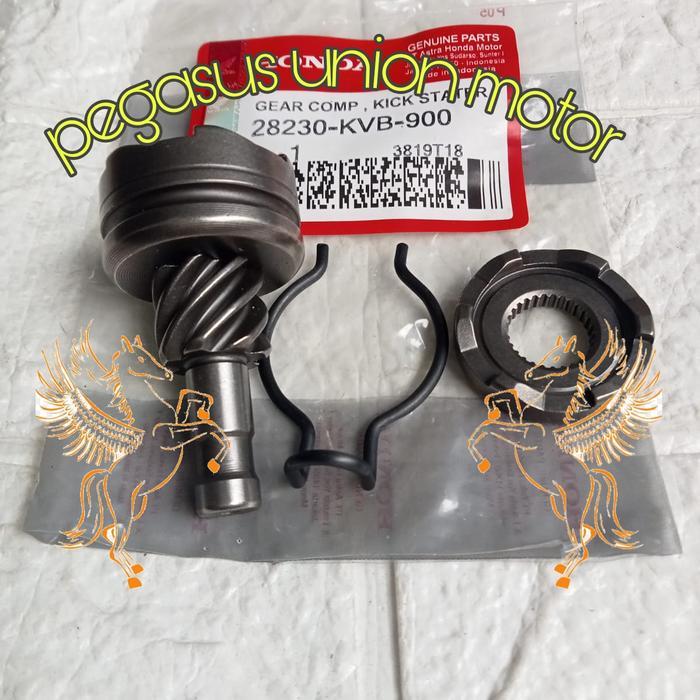 Pinion Kick Starter Stater Vario 110 Karbu Vario 110 Techno Karbu Kvb - Autoride Sparepart