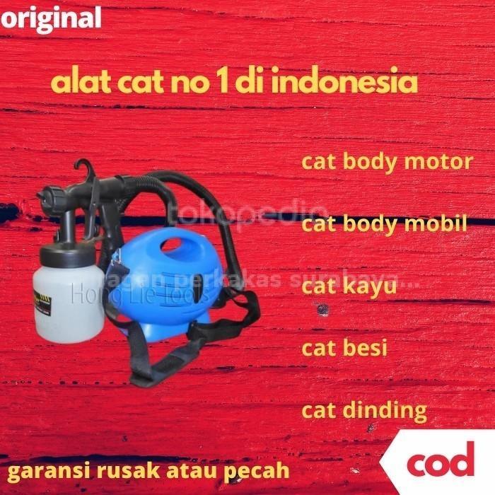 Denji Melody - Kompresor Mini Listrik Untuk Cat Motor Mobil Kayu Besi Dinding Terbaru 