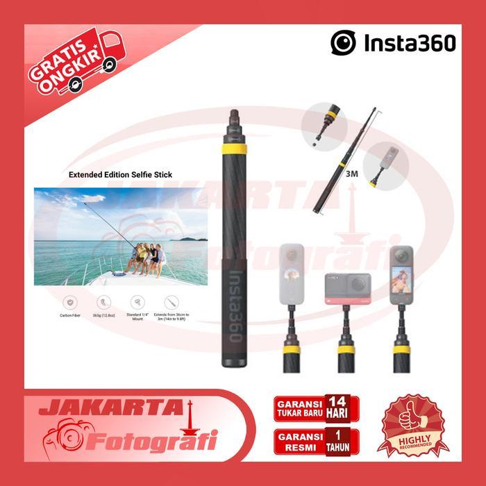 Insta360 Extended Edition 3M Selfie Stick New Version Insta 360 Resmi Terbaru 