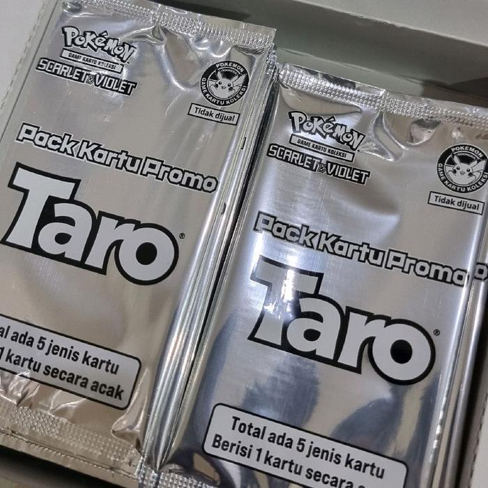 Kartu Promo Pokemon Taro Segel (Sealed) - Promo Card Pokemon - Pokemon Indonesia - Pokemon TCG