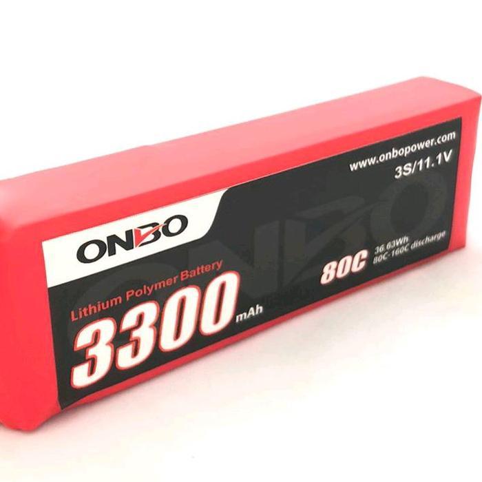 Lipo 3s 11.1v 3300mah 80-160c Onbo Power untuk Perangkat yang Membutuhkan Daya Besar dan Tahan Lama