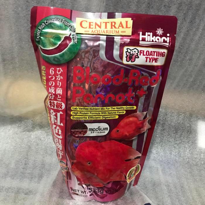 Hikari Blood Red Parrot 333Gr Fish Food / Makanan Ikan Parrot #Gratisongkir