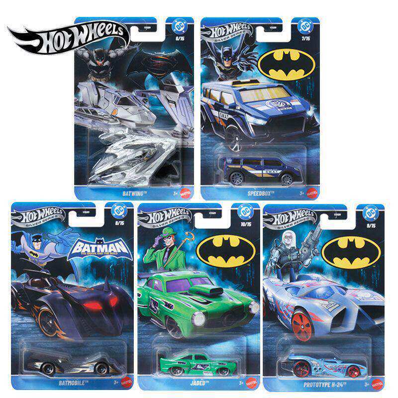 Hot Wheels HDG89-T Batman Series, Batwing Speedbox Batmobile Prototype H-24 Jaded, 1:64 Diecast